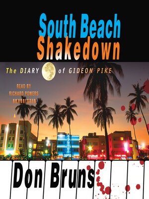 cover image of South Beach Shakedown: The Diary of Gideon Pike